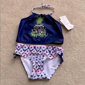 Tommy Bahama girls halter tankini